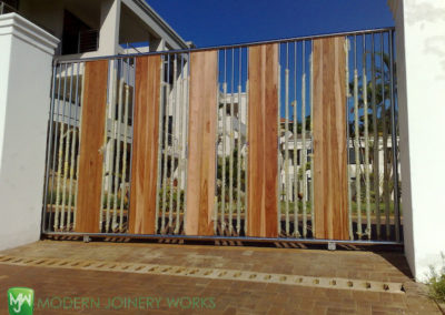 Modern Joinery Steel Driveway Gate